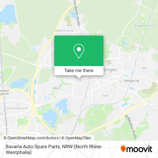 Bavaria Auto Spare Parts map