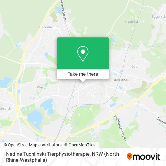 Карта Nadine Tuchlinski Tierphysiotherapie
