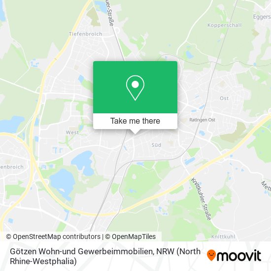 Götzen Wohn-und Gewerbeimmobilien map