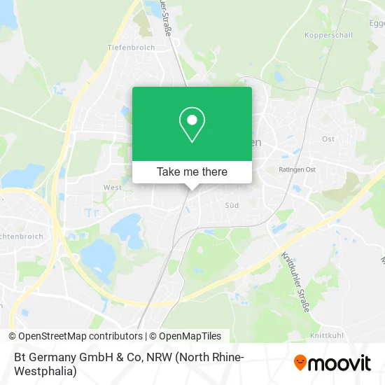 Bt Germany GmbH & Co map