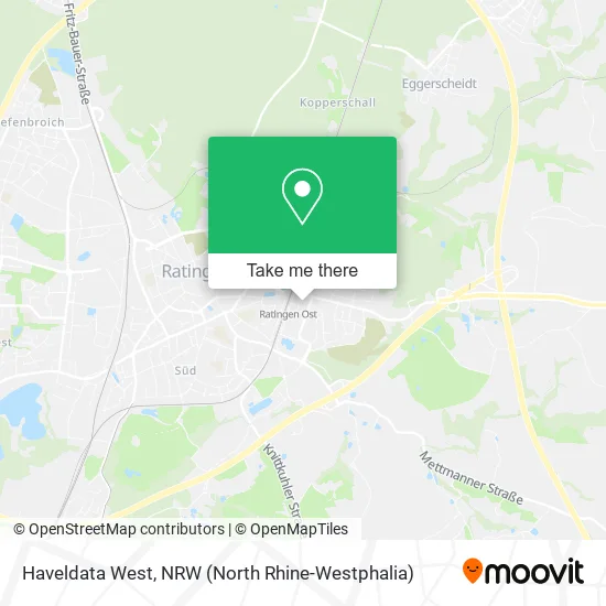 Карта Haveldata West