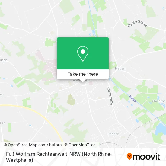 Карта Fuß Wolfram Rechtsanwalt
