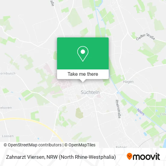 Zahnarzt Viersen map