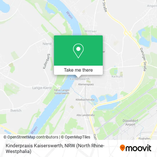 Карта Kinderpraxis Kaiserswerth