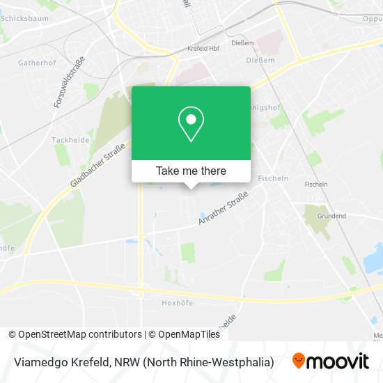 Карта Viamedgo Krefeld