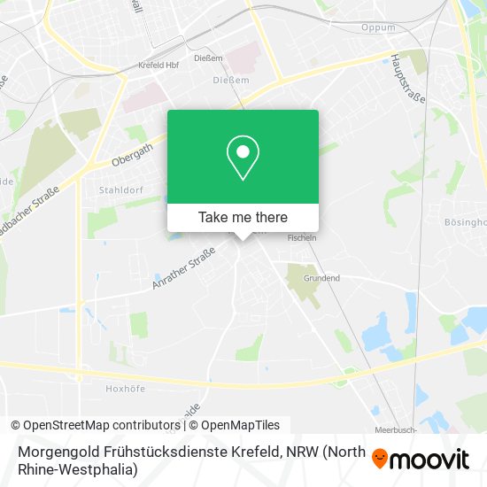 Morgengold Frühstücksdienste Krefeld map