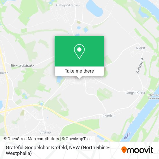 Grateful Gospelchor Krefeld map