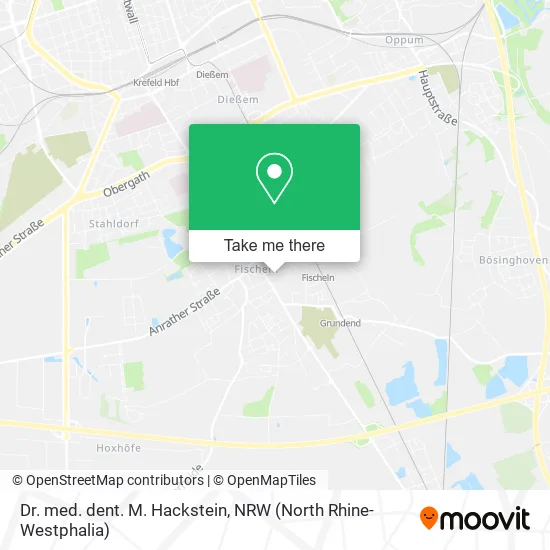 Dr. med. dent. M. Hackstein map