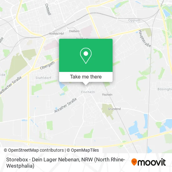 Карта Storebox - Dein Lager Nebenan