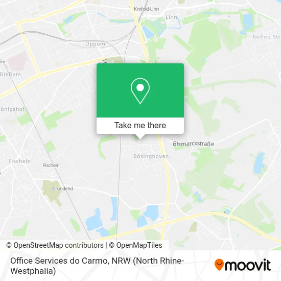 Office Services do Carmo map
