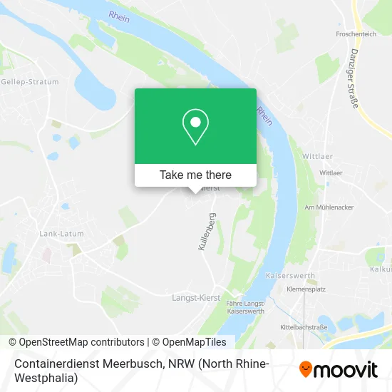 Containerdienst Meerbusch map