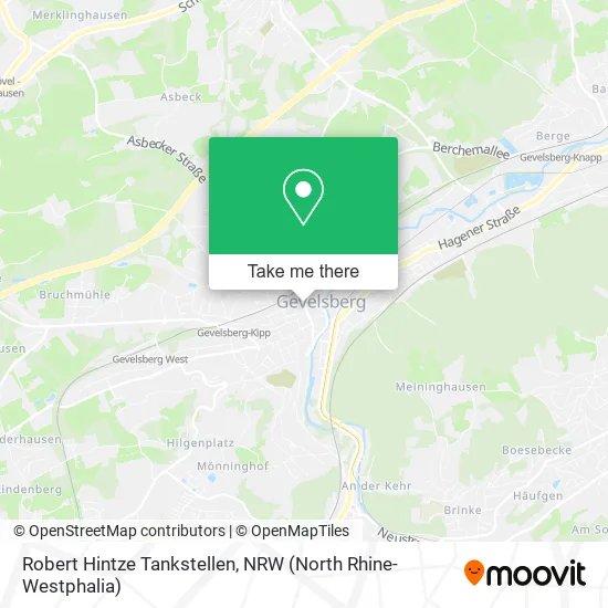 Robert Hintze Tankstellen map