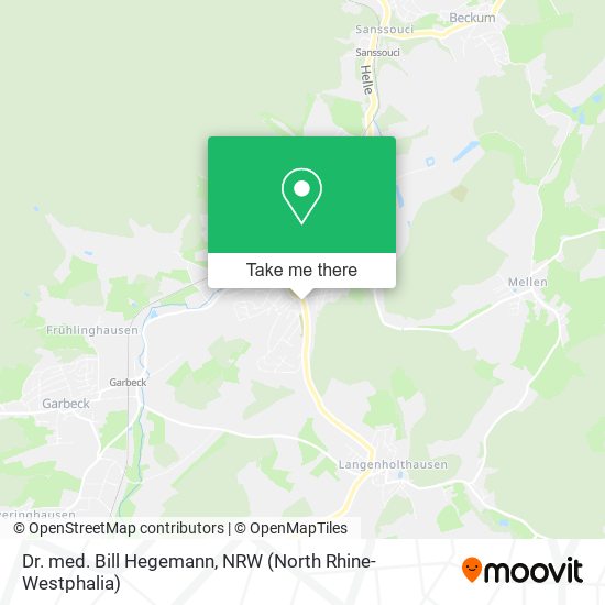 Dr. med. Bill Hegemann map