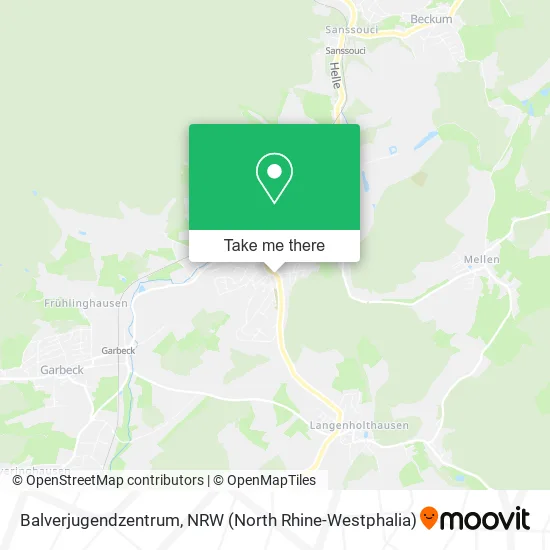 Карта Balverjugendzentrum