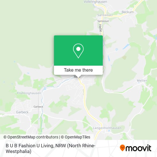B U B Fashion U Living map
