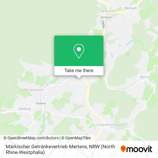 Märkischer Getränkevertrieb Mertens map