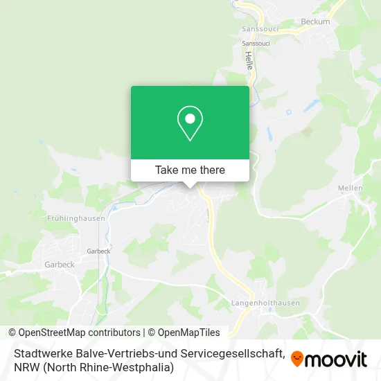 Stadtwerke Balve-Vertriebs-und Servicegesellschaft map