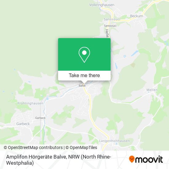 Amplifon Hörgeräte Balve map
