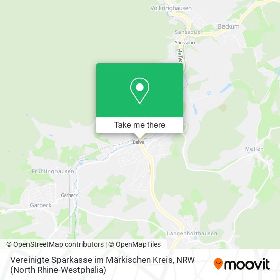 Vereinigte Sparkasse im Märkischen Kreis map