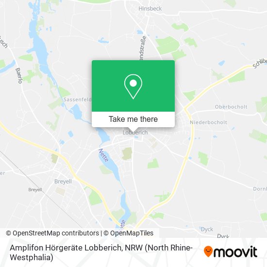 Amplifon Hörgeräte Lobberich map