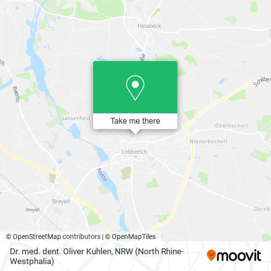 Dr. med. dent. Oliver Kuhlen map
