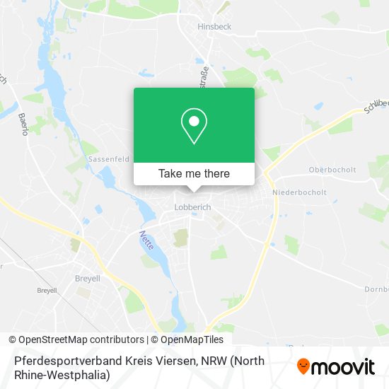 Pferdesportverband Kreis Viersen map