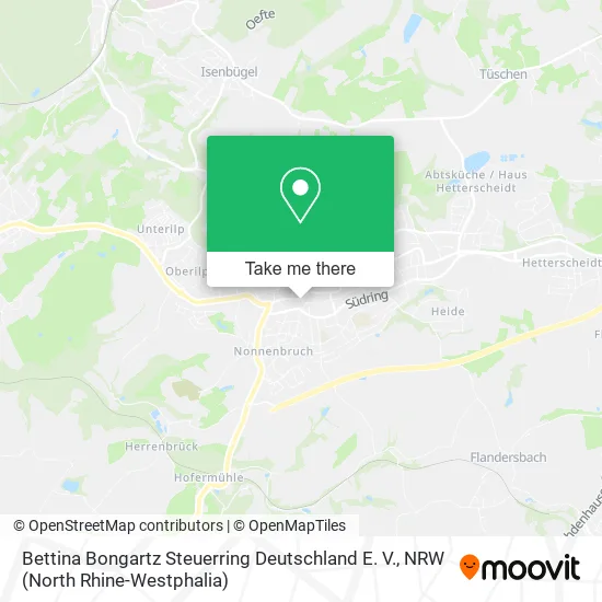Bettina Bongartz Steuerring Deutschland E. V. map