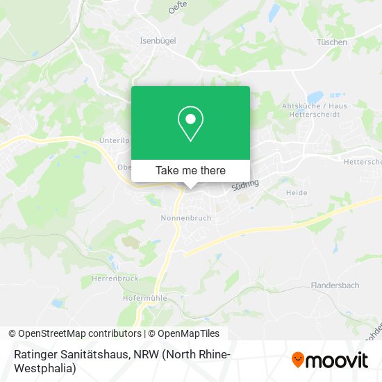 Ratinger Sanitätshaus map