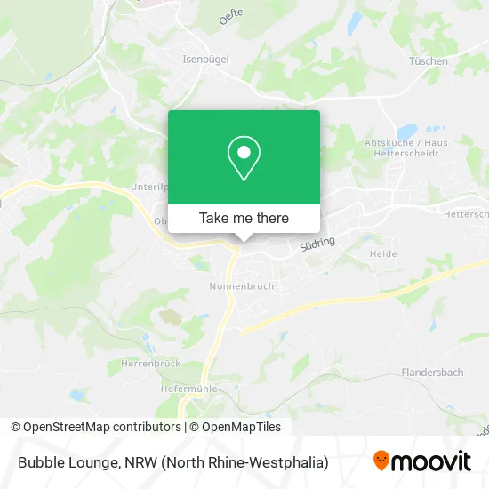 Карта Bubble Lounge