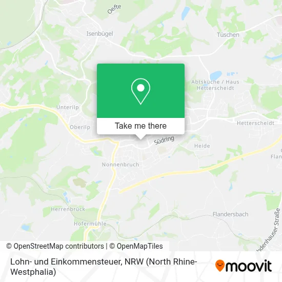 Lohn- und Einkommensteuer map