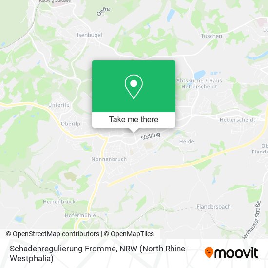 Schadenregulierung Fromme map