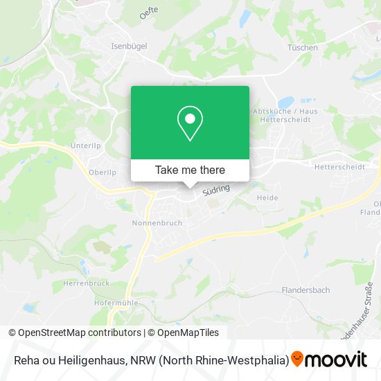 Reha ou Heiligenhaus map