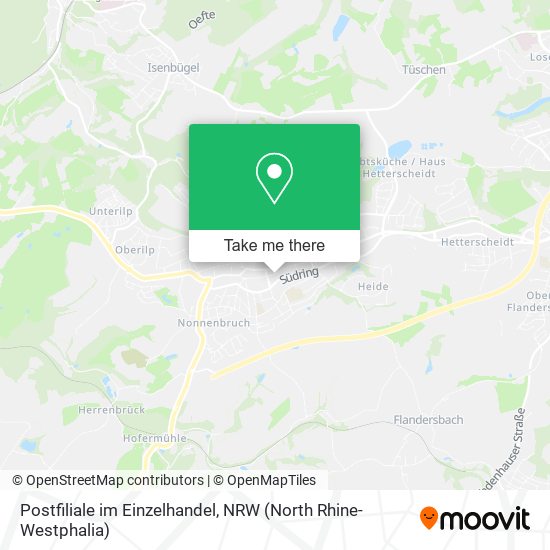 Postfiliale im Einzelhandel map