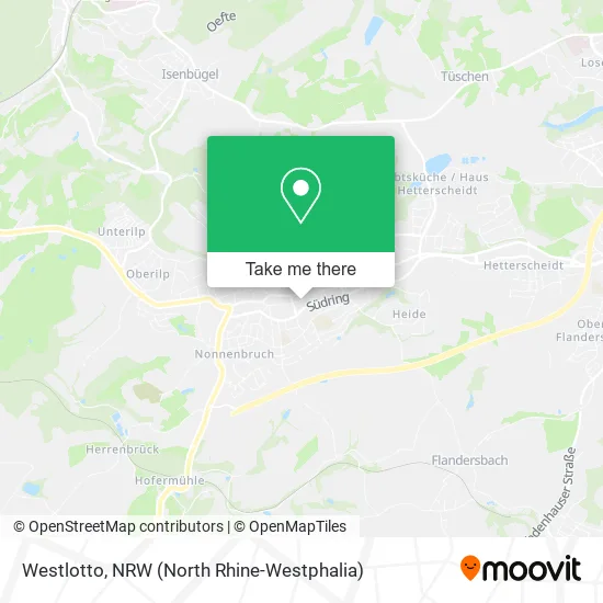 Westlotto map