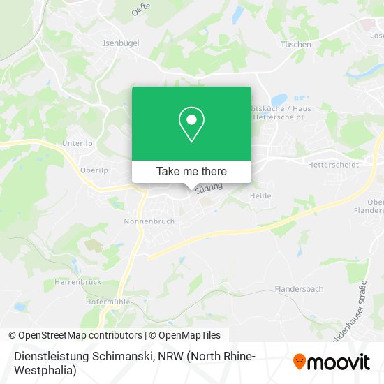 Dienstleistung Schimanski map