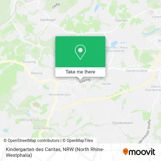 Kindergarten des Caritas map