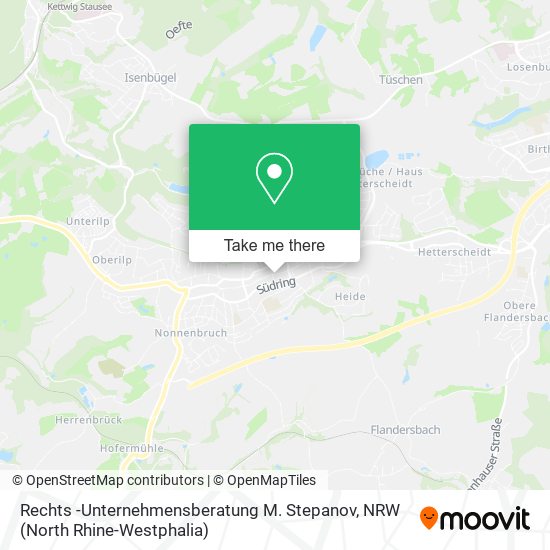 Rechts -Unternehmensberatung M. Stepanov map