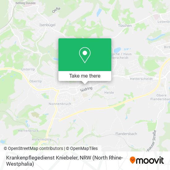 Krankenpflegedienst Kniebeler map