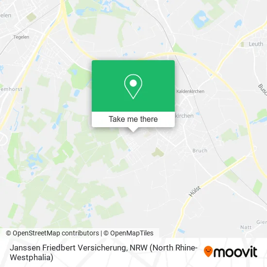 Карта Janssen Friedbert Versicherung