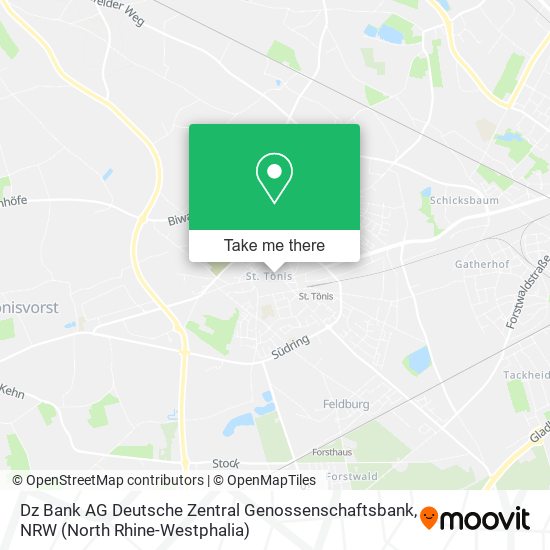 Dz Bank AG Deutsche Zentral Genossenschaftsbank map