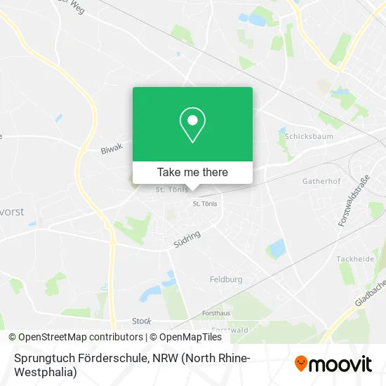 Sprungtuch Förderschule map
