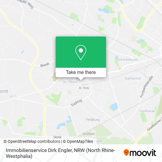 Immobilienservice Dirk Engler map
