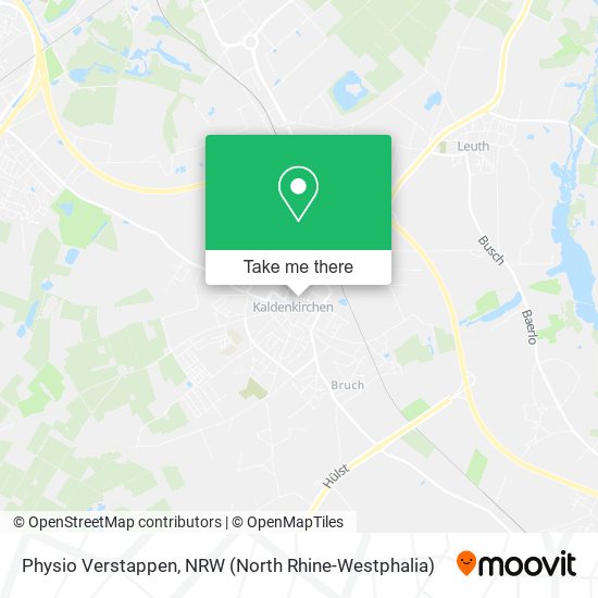 Physio Verstappen map