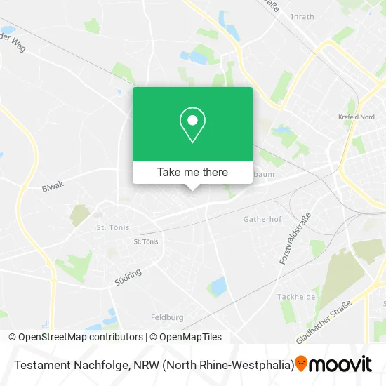 Карта Testament Nachfolge