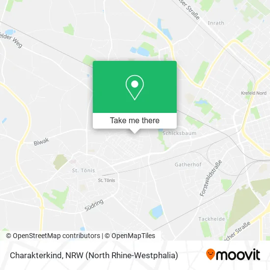 Карта Charakterkind