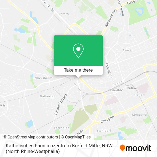 Katholisches Familienzentrum Krefeld Mitte map