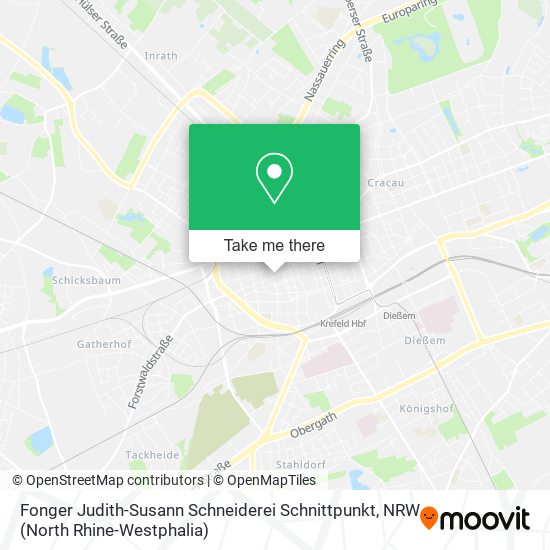 Карта Fonger Judith-Susann Schneiderei Schnittpunkt