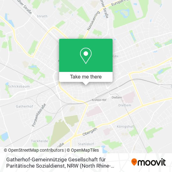 Карта Gatherhof-Gemeinnützige Gesellschaft für Paritätische Sozialdienst