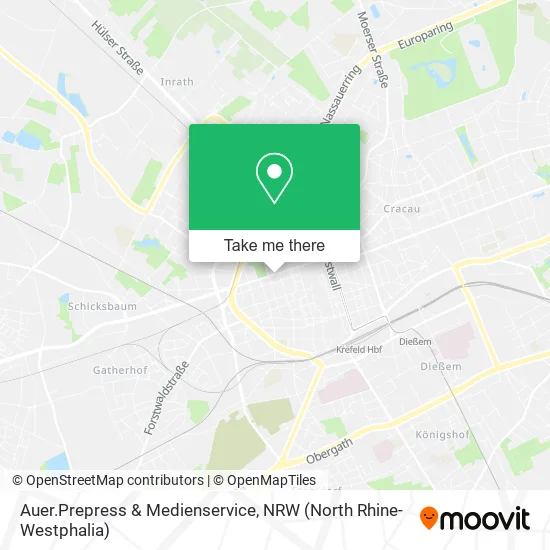 Карта Auer.Prepress & Medienservice