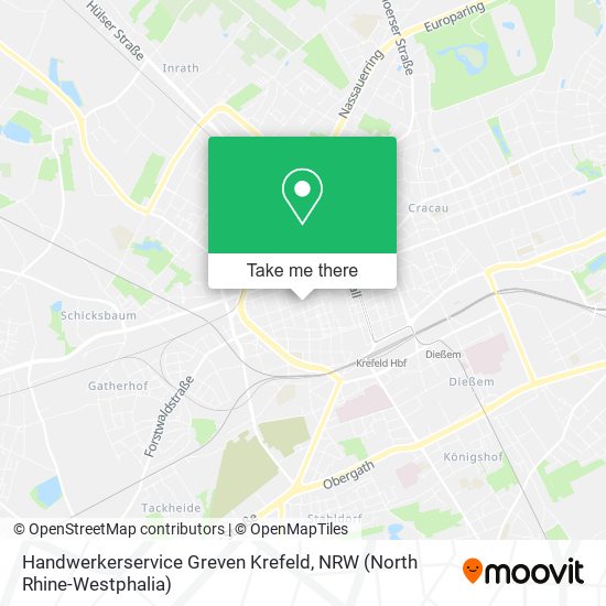 Handwerkerservice Greven Krefeld map